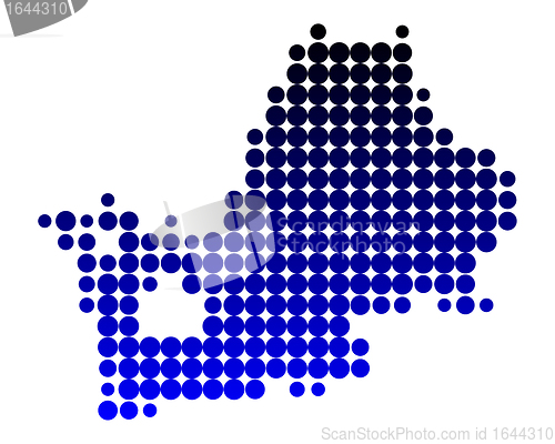 Image of Map of Lake Chiemsee