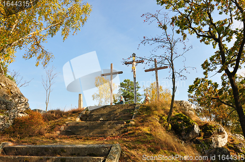 Image of Calvary in Moosbach, Bavaria, Germany