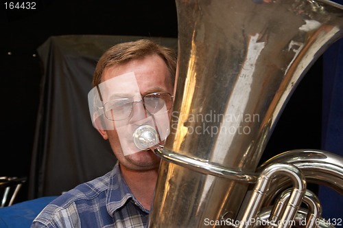 Image of Tuba player