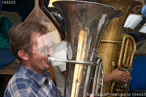 Image of Tuba player