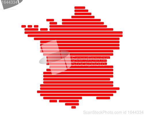 Image of Map of France