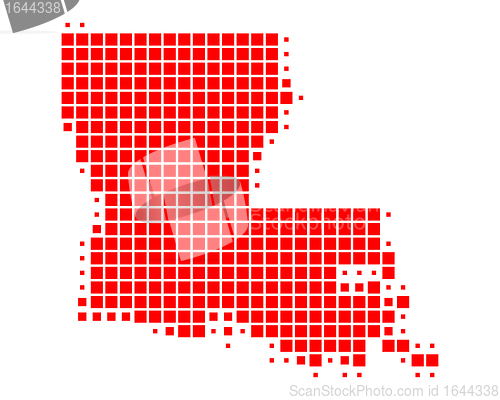 Image of Map of Louisiana