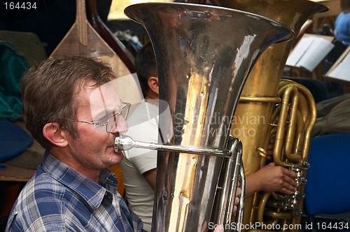 Image of Tuba player