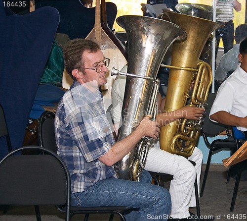 Image of Tuba player
