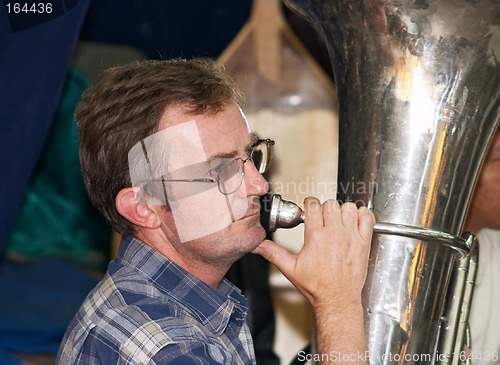 Image of Tuba player