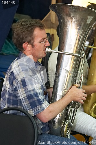 Image of Tuba player