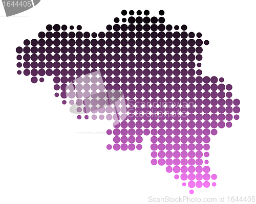 Image of Map of Belgium