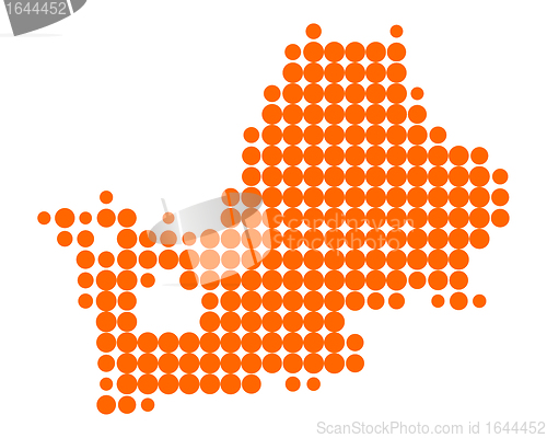 Image of Map of Lake Chiemsee