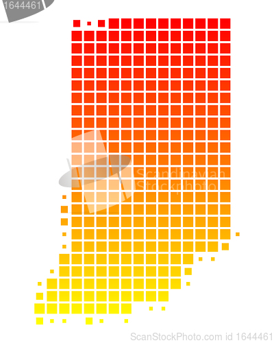 Image of Map of Indiana