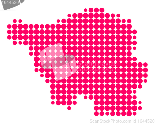 Image of Map of Saarland