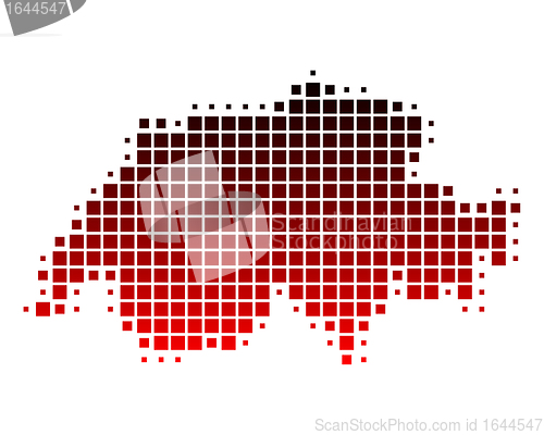 Image of Map of Switzerland