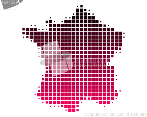 Image of Map of France