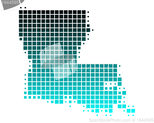 Image of Map of Louisiana