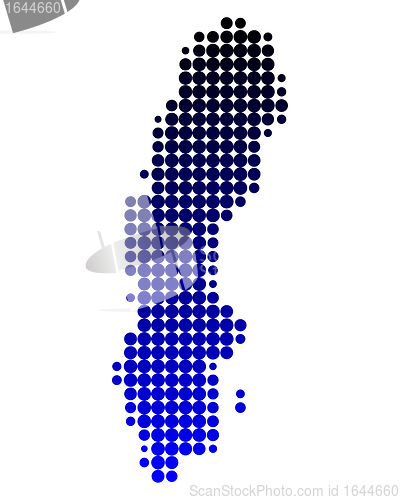 Image of Map of Sweden