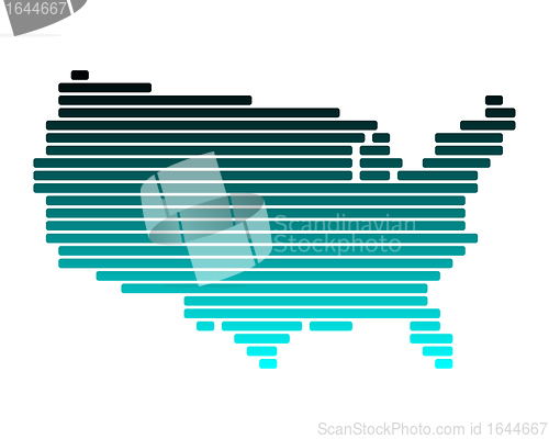 Image of Map of USA