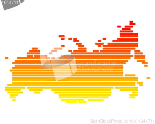 Image of Map of Russia