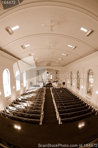 Image of Church Interior Fisheye View