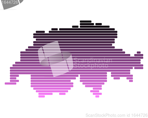 Image of Map of Switzerland
