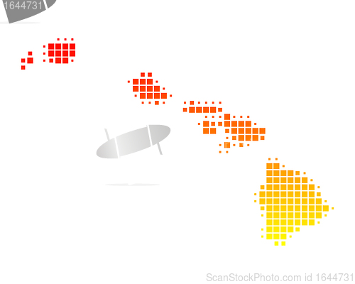 Image of Map of Hawaii