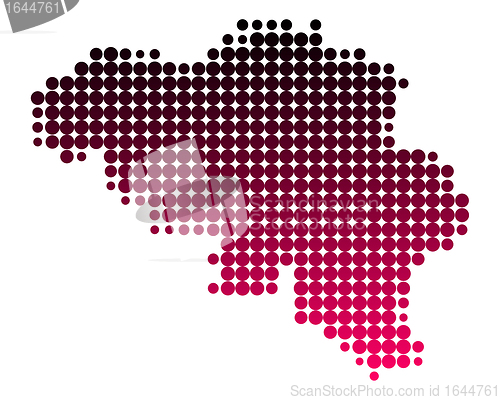Image of Map of Belgium
