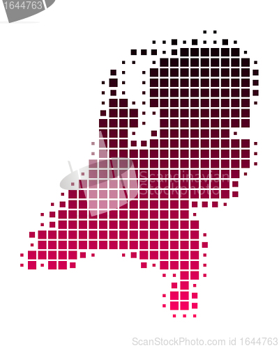 Image of Map of the Netherlands