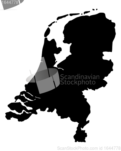 Image of Map of the Netherlands