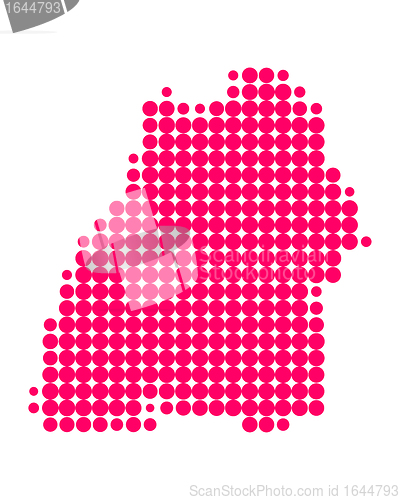 Image of Map of Baden-Wuerttemberg