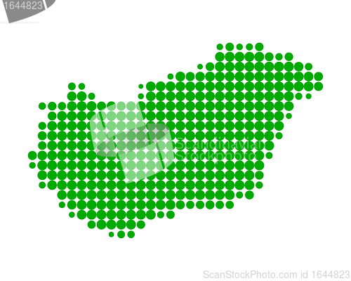Image of Map of Hungary