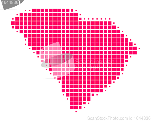 Image of Map of South Carolina