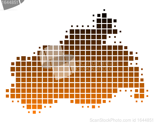 Image of Map of Mecklenburg-Vorpommern