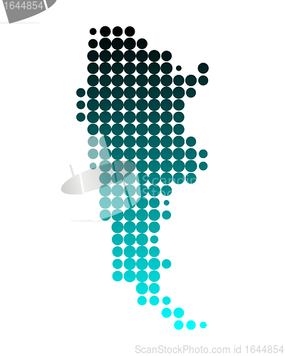 Image of Map of Argentina