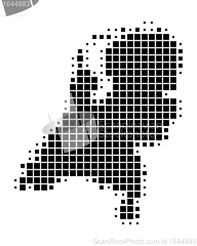 Image of Map of the Netherlands
