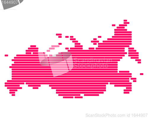 Image of Map of Russia