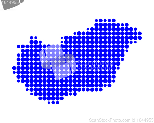 Image of Map of Hungary