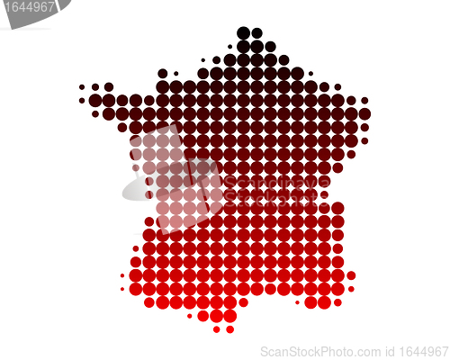 Image of Map of France