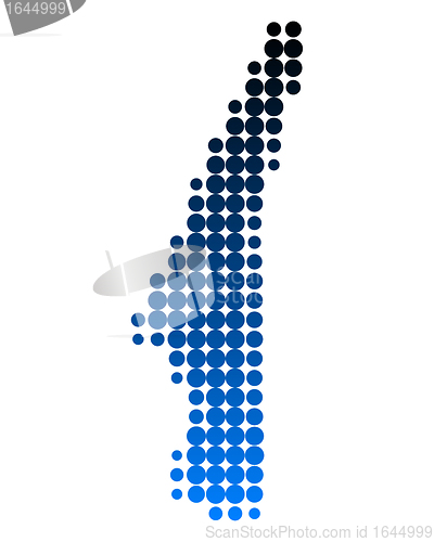 Image of Map of Lake Starnberg