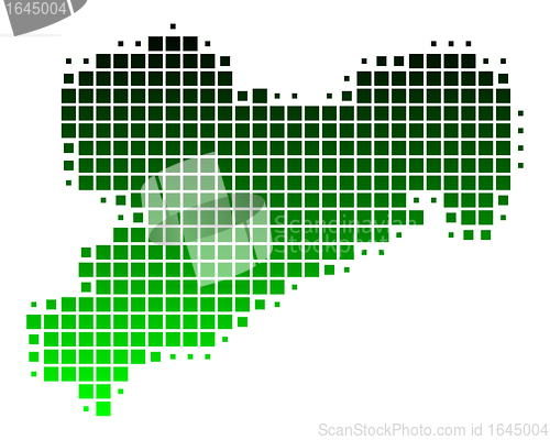 Image of Map of Saxony