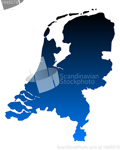 Image of Map of the Netherlands