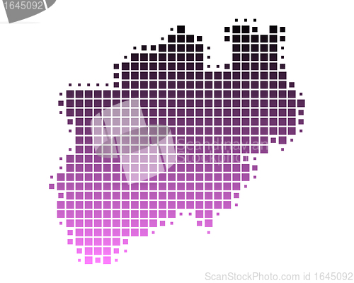 Image of Map of North Rhine-Westphalia