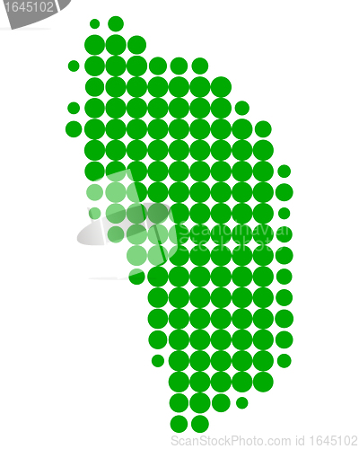 Image of Map of Dominica