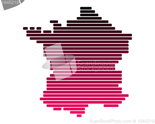Image of Map of France