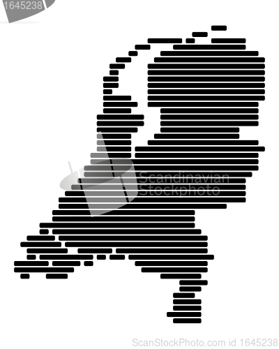Image of Map of Netherlands