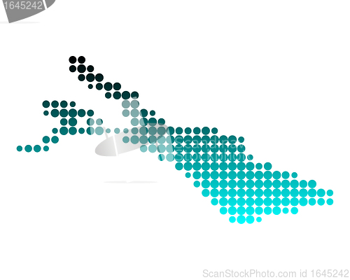 Image of Map of Lake Constance