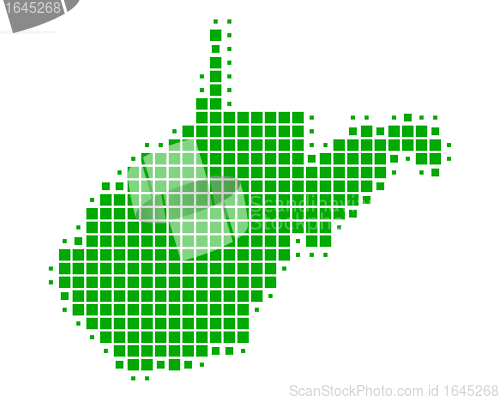 Image of Map of West Virginia