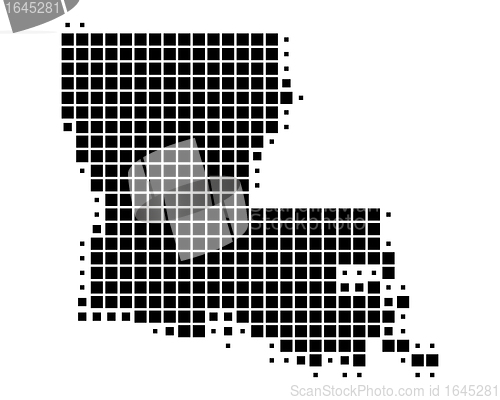 Image of Map of Louisiana