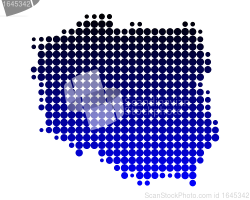 Image of Map of Poland