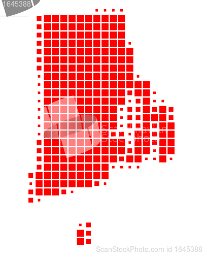 Image of Map of Rhode Island
