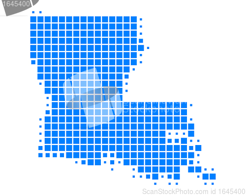 Image of Map of Louisiana