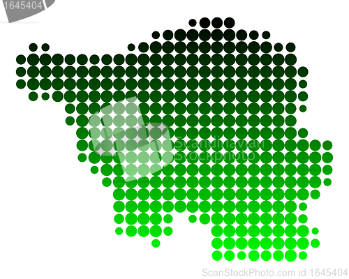Image of Map of Saarland