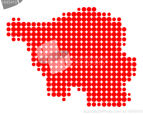 Image of Map of Saarland